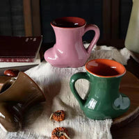 Ceramic Boot Cup Set – 6-Piece Stylish Decorative Drinkware mugs Mugs