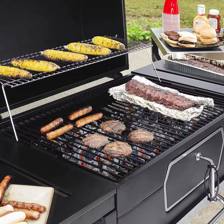 Portable Charcoal Trolley BBQ Grill Outdoor Garden Barbecue.- Furaha Finds Kenya