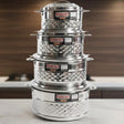 CROMA Premium Stainless Steel Insulated Hotpot 4 Piece Set 1000ml to 4000ml Kitchen & Dining Food Warmers