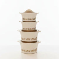 REDBERRY HOT MEAL Premium Hotpot 4 Piece Set 1000ml 1500ml 2200ml 3000ml Kitchen & Dining Serving Platters