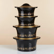 REDBERRY HOT MEAL Premium Hotpot 4 Piece Set 1000ml 1500ml 2200ml 3000ml Kitchen & Dining Serving Platters