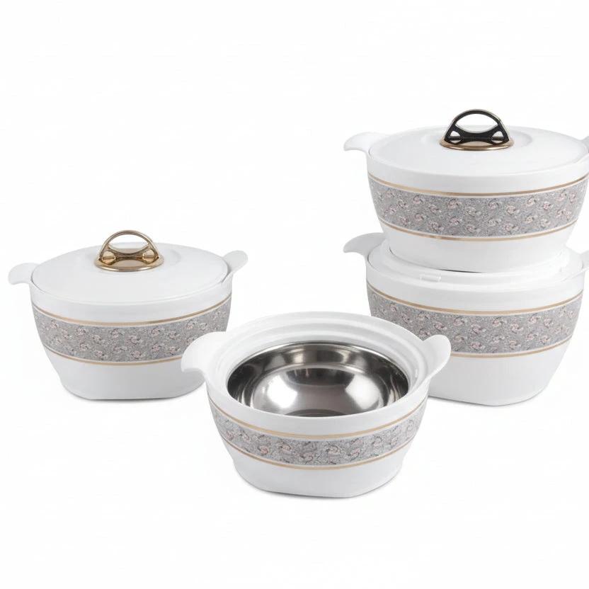 REDBERRY OLIVIA Premium Designer Hotpot 4 Piece Set 1200ml 1800ml 2600ml 3600ml Kitchen & Dining Serving Platters