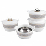 REDBERRY OLIVIA Premium Designer Hotpot 4 Piece Set 1200ml 1800ml 2600ml 3600ml Kitchen & Dining Serving Platters