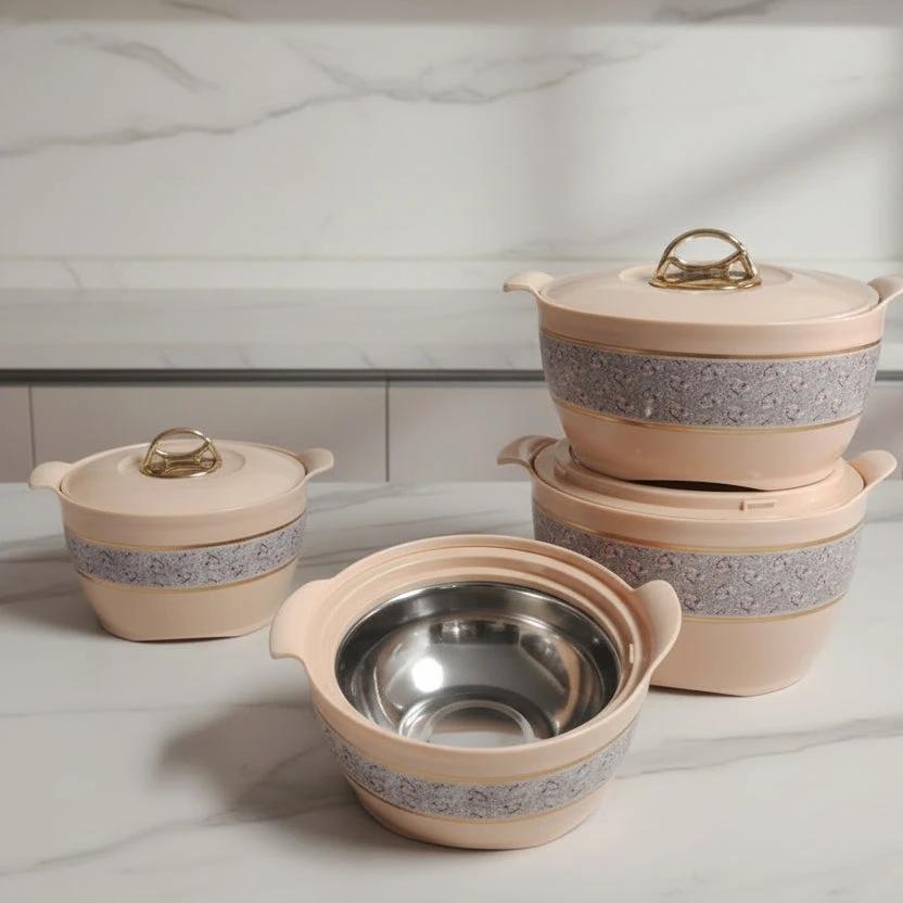REDBERRY OLIVIA Premium Designer Hotpot 4 Piece Set 1200ml 1800ml 2600ml 3600ml Kitchen & Dining Serving Platters