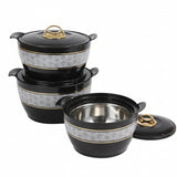 REDBERRY OLIVIA Premium Designer Hotpot 4 Piece Set 1200ml 1800ml 2600ml 3600ml Kitchen & Dining Serving Platters