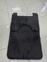 2-Piece Thick Microfibre Bathmat & Toilet Mat Set – Ultra Soft & Luxury Feel