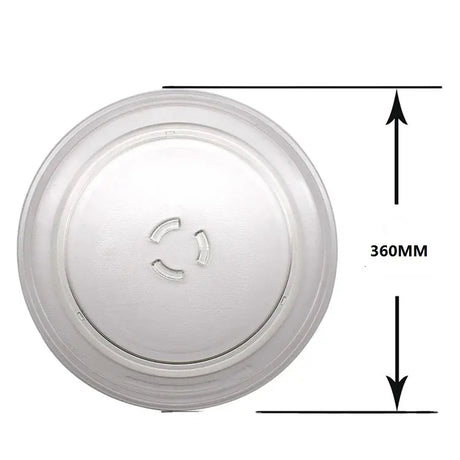 Glass Microwave Turntable Tray 24.5 cm- Furaha Finds Kenya