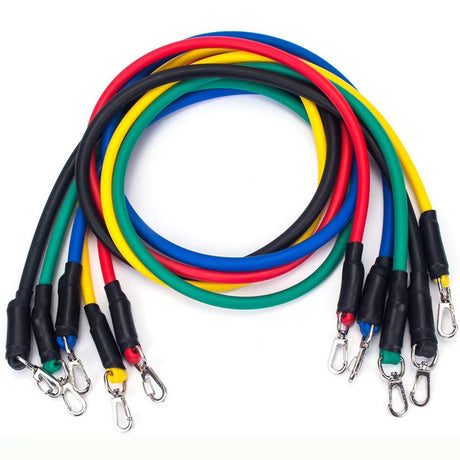 11-Piece Resistance Band Set Sports & Fitness Exercise Bands & Loops