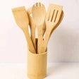 5in1 Bamboo Mwiko Set | Eco-Friendly Cooking Utensils | Versatile Kitchen Tools Utensils Kitchen Utensil Sets