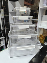 5pcs Big Capacity Airtight and Leak-Proof Storage Containers Set