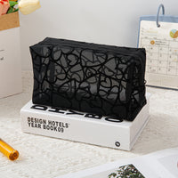 5pcs Heart-Shaped Waterproof Multipurpose Travel Bag Set Cosmetic Organizer Travel Organizer Bags