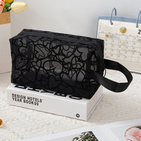 5pcs Heart-Shaped Waterproof Multipurpose Travel Bag Set Cosmetic Organizer Travel Organizer Bags