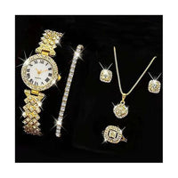 5pcs Ladies Watch Gift Set |Elegant & Stylish Accessories Accessories Jewelry Sets