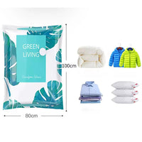 5pcs Set Vacuum Compression Storage Bags with Electric Pump Closet Organizers Household Storage Bags