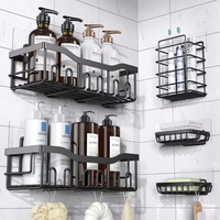 5pcs Triangular Shower Caddy Shelf|Bathroom Organizer Storage and organization Shower Caddies