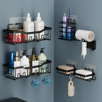5pcs Triangular Shower Caddy Shelf|Bathroom Organizer Storage and organization Shower Caddies