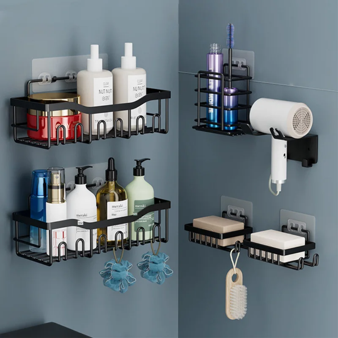 5pcs Triangular Shower Caddy Shelf|Bathroom Organizer