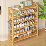 6 Layer Bamboo Shoe Rack