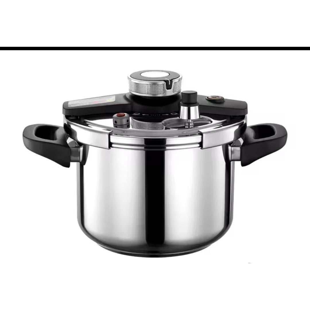 6 Litre Pressure Cooker Safe and Versatile with Nonstick Coating