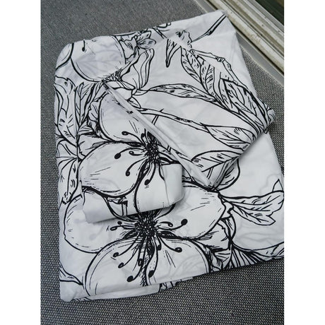 6 Piece Cotton Bedsheet Set 7x8 Size with 4 Pillowcases Soft & Breathable