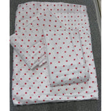 6 Piece Cotton Bedsheet Set 7x8 Size with 4 Pillowcases Soft & Breathable