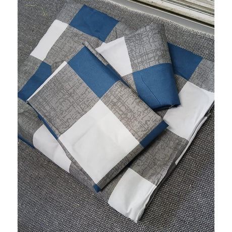 6 Piece Cotton Bedsheet Set 7x8 Size with 4 Pillowcases Soft & Breathable