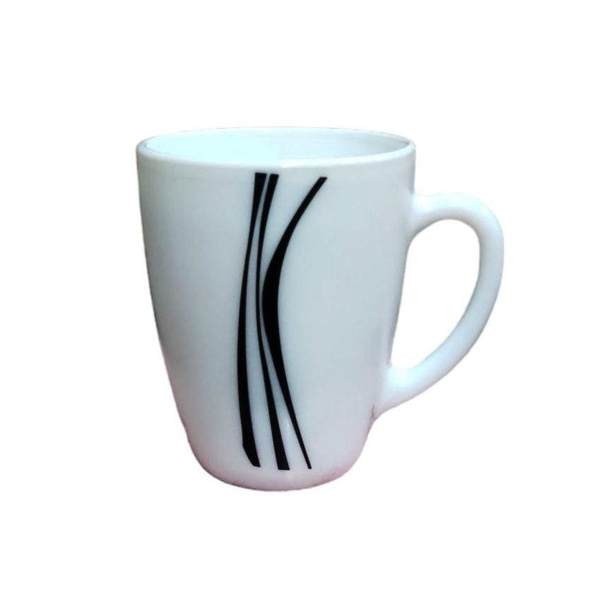 6 Piece Set 33cl Midnight Mugs | 330mm | Elegant and Durable | Ideal for Hot Beverages