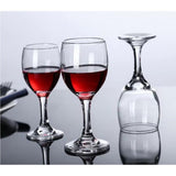 6 Piece Wine Glasses Set | Elegant Stemmed Glasses for Red, White, and Sparkling Wine