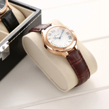 6 Slot Watch Organizer Secure Storage Box with Lock and Key Watch accessories Watches
