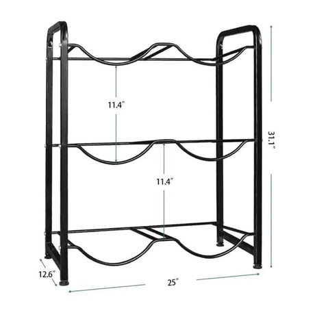 6 Water Bottle Holder Rack Kitchen Storage Racks Racks