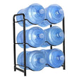 6 Water Bottle Holder Rack Heavy Duty Carbon Steel Storage for 3 Gallon & 5 Gallon Water Jugs Kitchen Racks Can Organizers