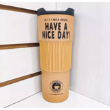 600ml Have A Nice Day Stainless Steel Thermocup
