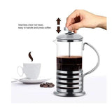 600ml Stainless Steel French Press Coffee Maker and Teapot Plunger for Gourmet Coffee.