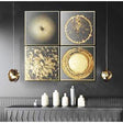 60x40cm 4Piece High Quality Canvas with Wooden Frame Minimalist Wall Art Canvas Paintings Canvas Artwork Modern Elegant Living Room Home Decor