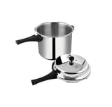 10 Liter Capacity Nonstick Aluminium Pressure Cooker with 1000 Watts | Lightweight & Efficient Heat Conductor