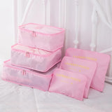 6pcs Luggage Travel Organizers for Suitcase – Heavy Duty Oxford with Mesh