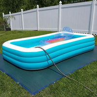 Summer Inflatable Swimming Pool with Pump – Family Size Swimming Pools