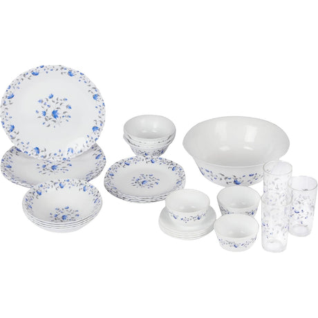 39 pcs Classique Dinner Set | Royal Blossom | Elegant and Refined | Porcelain- Furaha Finds Kenya