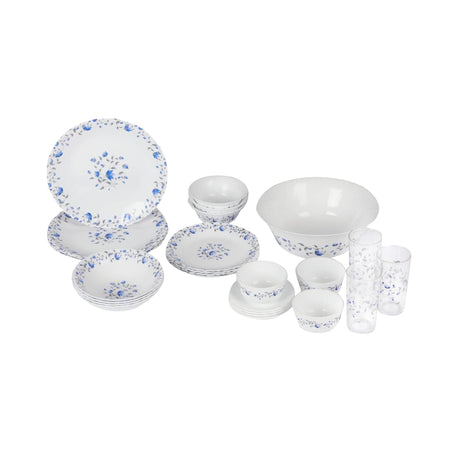 39 pcs Classique Dinner Set | Royal Blossom | Elegant and Refined | Porcelain- Furaha Finds Kenya