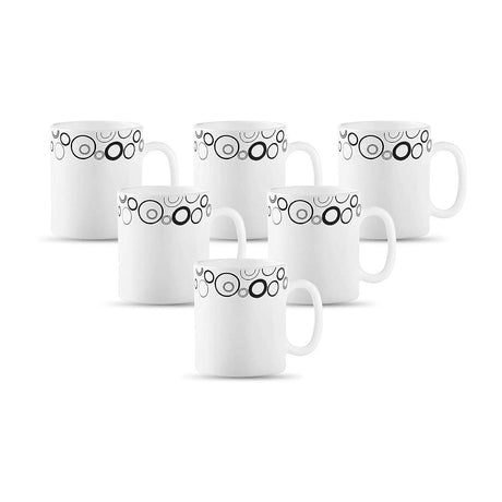 36pcs 29 cl Mugs | Misty Drops | Delicate and Stylish | Porcelain- Furaha Finds Kenya