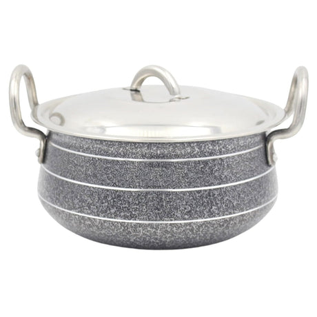 5 Piece Antique Blue Casserole Set with Lids | Stainless Steel Core | Sizes 20-28 cm | Elegant Cookware Set- Furaha Finds Kenya