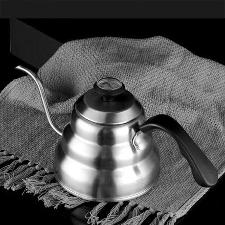 High Quality Stainless Steel 1000ml Capacity Gooseneck Drip Coffee Kettle with Heat-resistant Plastic Handle | Works on All Stovetops- Furaha Finds Kenya