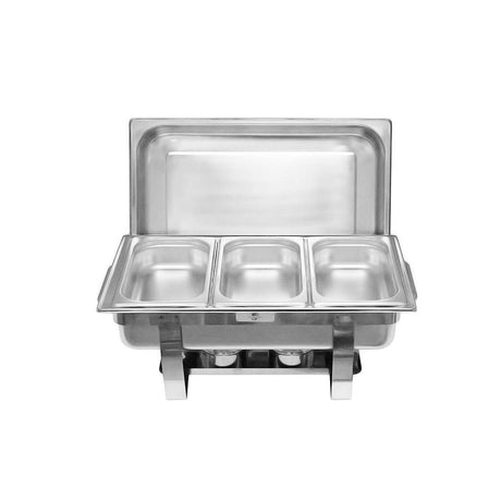 9 Ltr Triple Chafing Dishes SG 433/3 | Stainless Steel Buffet Server with 3 Pans for Catering and Events- Furaha Finds Kenya
