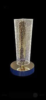 Crystal Acrylic Table Lamp Gold Base Lighting & Home Decor Table Lamps