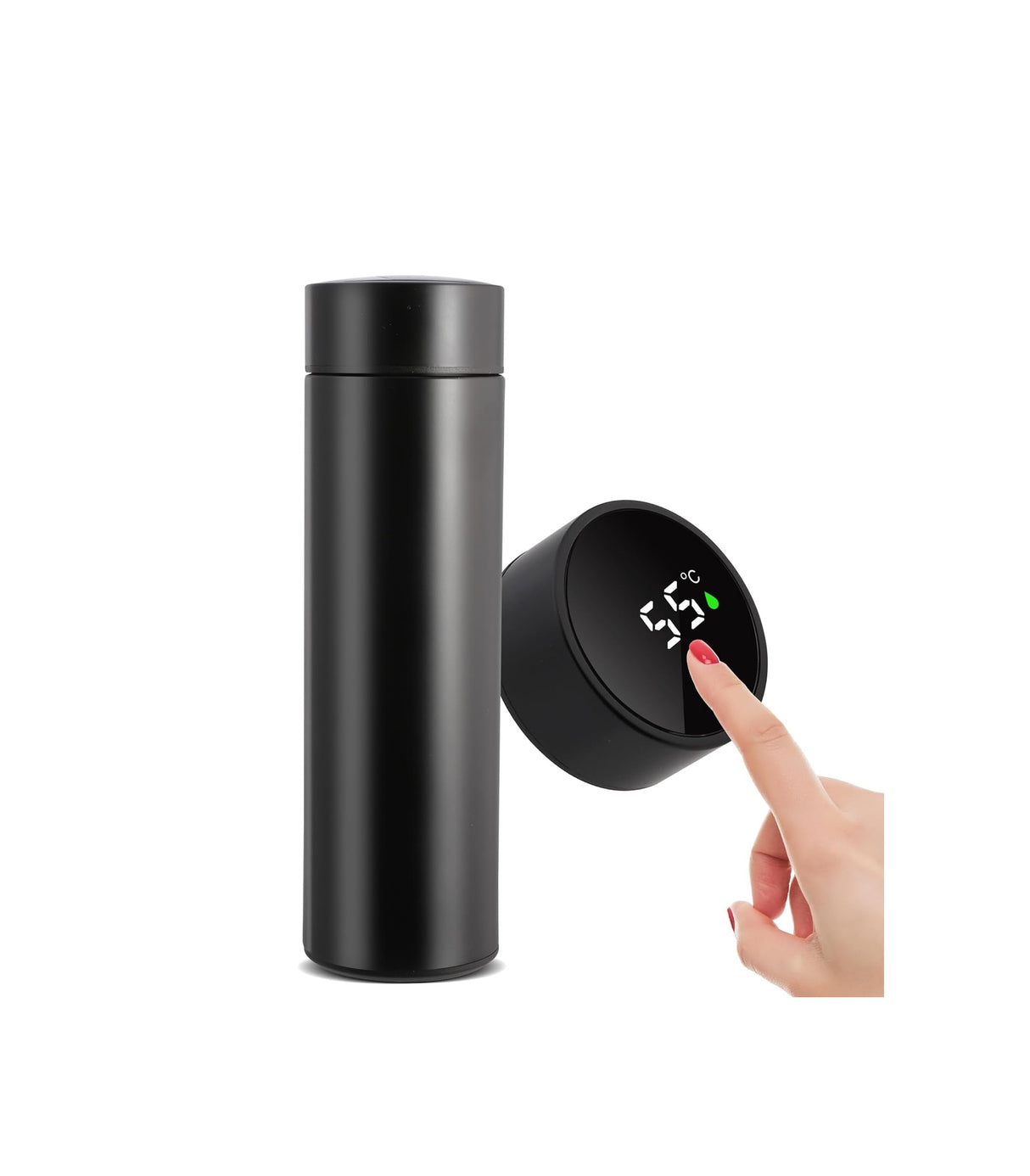 Portable Lightweight 500ml Temperature Display Vacuum Flask
