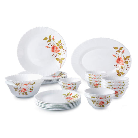 39 pcs Classique Dinner Set |Diana Design, Elegant Porcelain Dinnerware for Dining- Furaha Finds Kenya