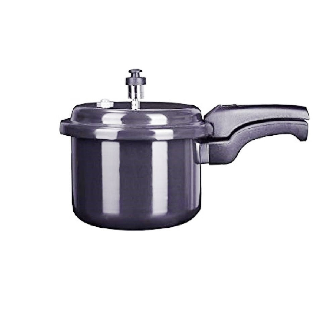 Hard Aluminium Anodized Pressure Cookers | 5L & 3L Durable Cookers for Fast & Efficient Cooking