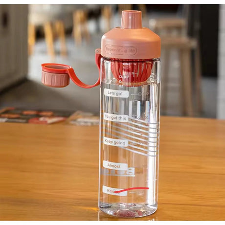 650ml Transparent Water Bottle with Tea Funnel Water bottle Water Bottles