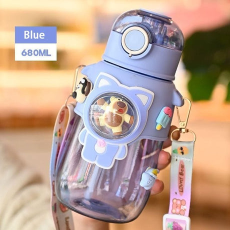 680ml Kids Water Bottle Leakproof, Safe & Portable Hydration