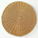 6pc Woven Rattan-Like Table Mats Set Heat-Resistant Dining Placemats